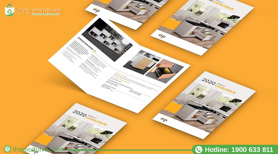 Thiết kế catalogue nhỏ gọn, bố cục rõ ràng