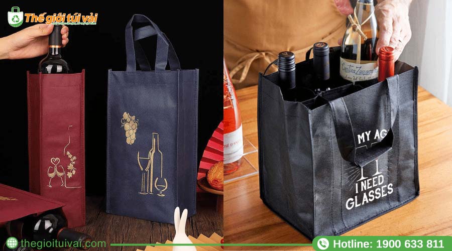 Thiết kế túi vải đựng rượu nâng cao giá trị, quảng bá thương hiệu