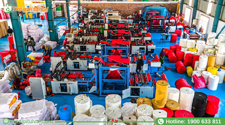 Xưởng sản xuất túi vải không dệt Đại Việt 
