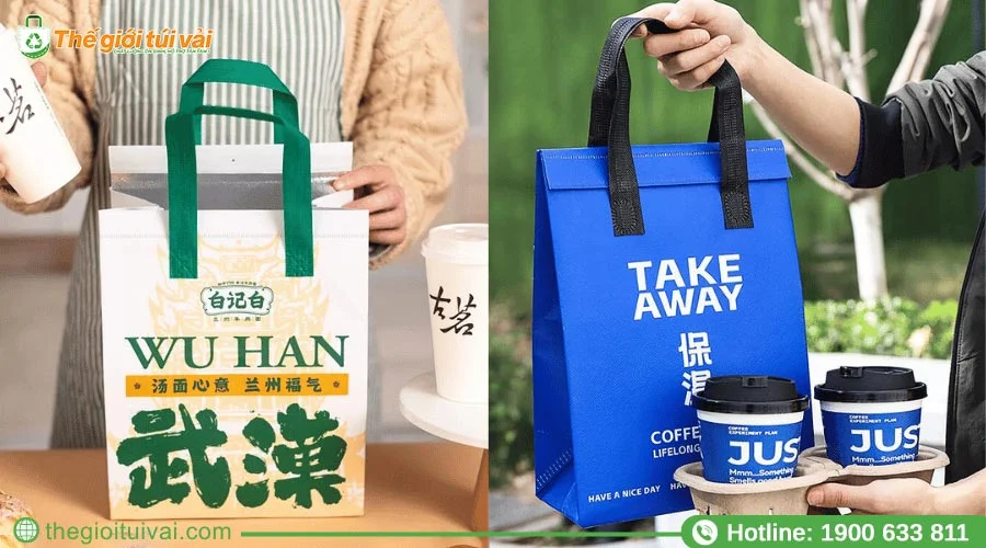 Túi đựng ly đôi thiết kế để đựng hai ly cùng lúc Túi đựng ly đôi thiết kế để đựng hai ly cùng lúc