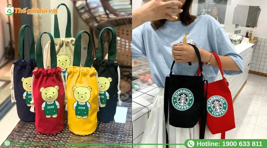 Túi đựng ly tại Thế Giới Túi Vải với các màu sắc phổ biến Túi đựng ly tại Thế Giới Túi Vải với các màu sắc phổ biến