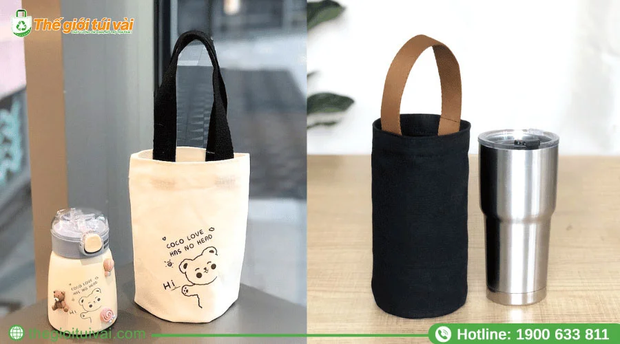 Bảo quản túi canvas đựng ly luôn sạch đẹp, không phai màu Bảo quản túi canvas đựng ly luôn sạch đẹp, không phai màu