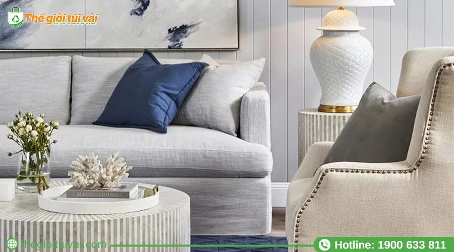 Vải linen ứng dụng trang trí nội thất