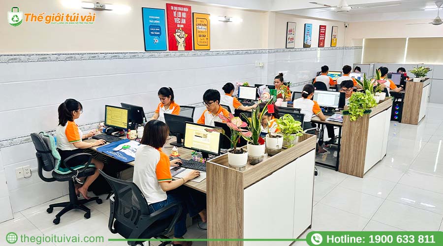 Quy mô văn phòng của Thế Giới Túi Vải
